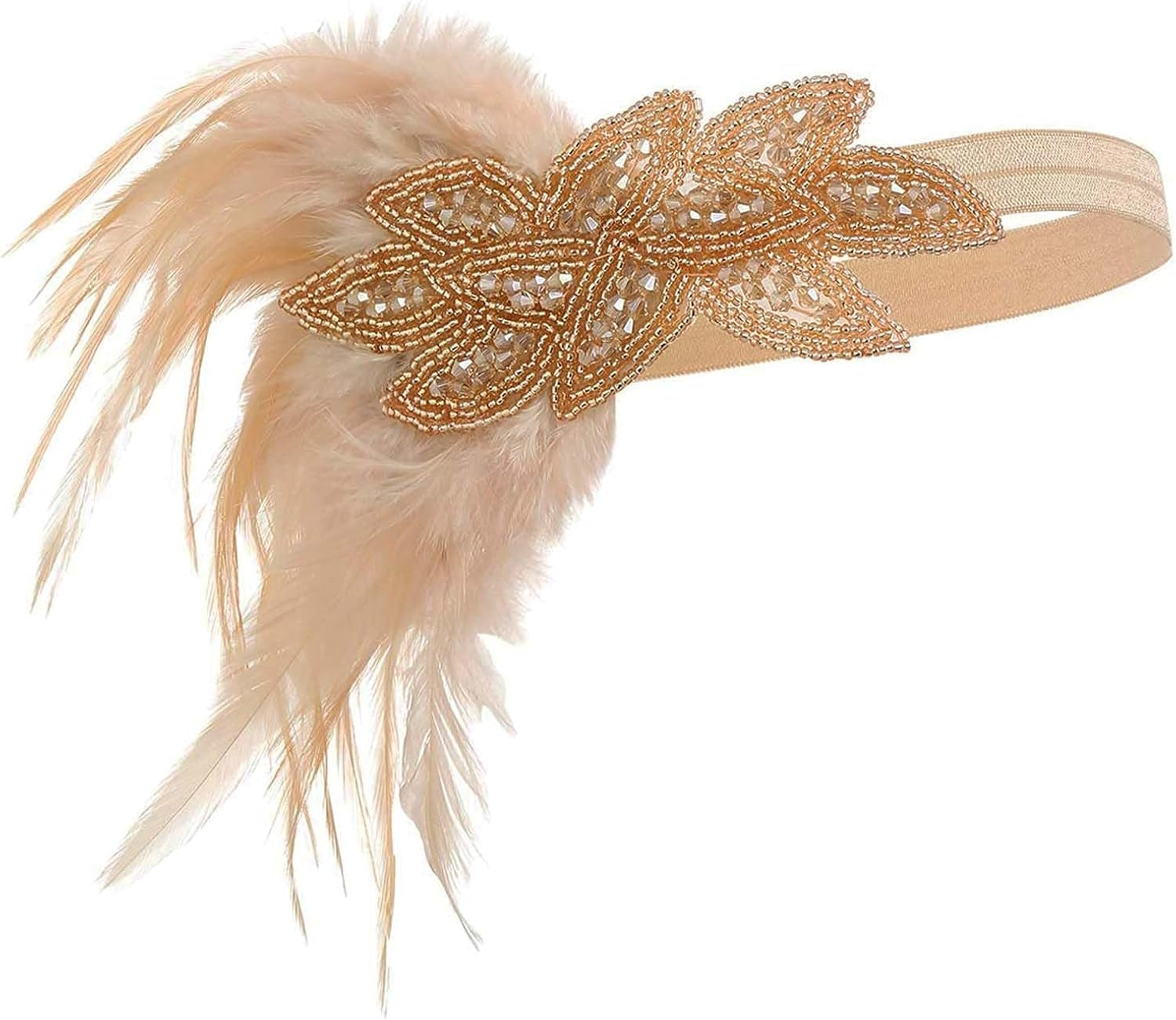 1920S Flapper Accessories Great Gatsby Costume Accessories 20S Flapper Headband Pearl Necklace Gloves Plastic Holder